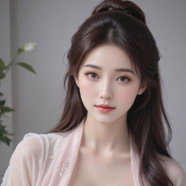 古风美人轻纱薄衣，静坐如画#AI绘画# #美女# #动态连更挑战#