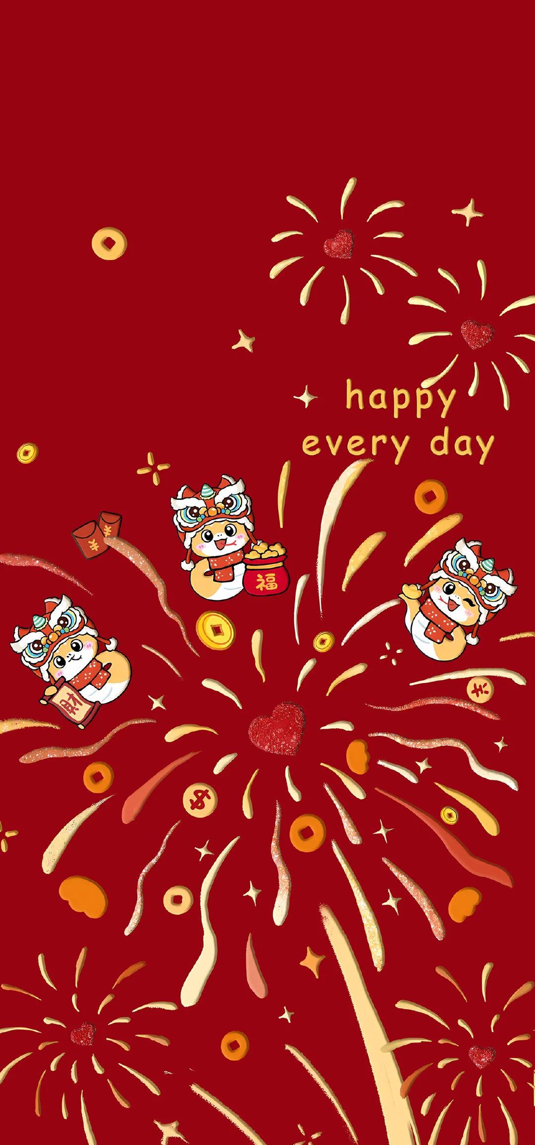 大家都在找的2025蛇年新年壁纸