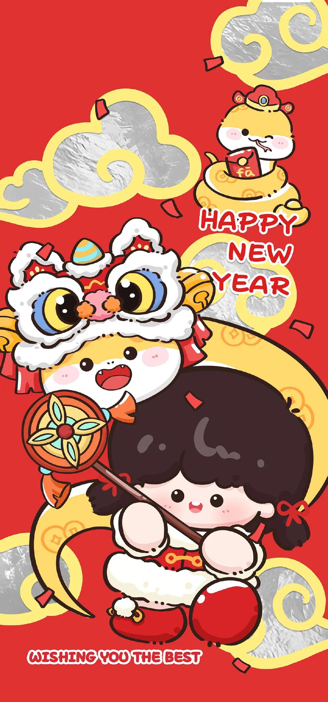 大家都在找的2025蛇年新年壁纸