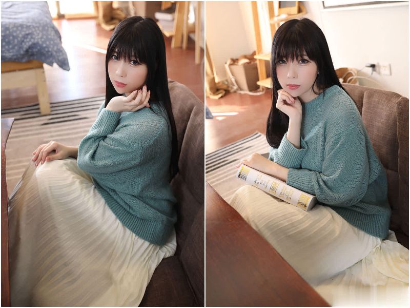 超人气COSER鹿野希